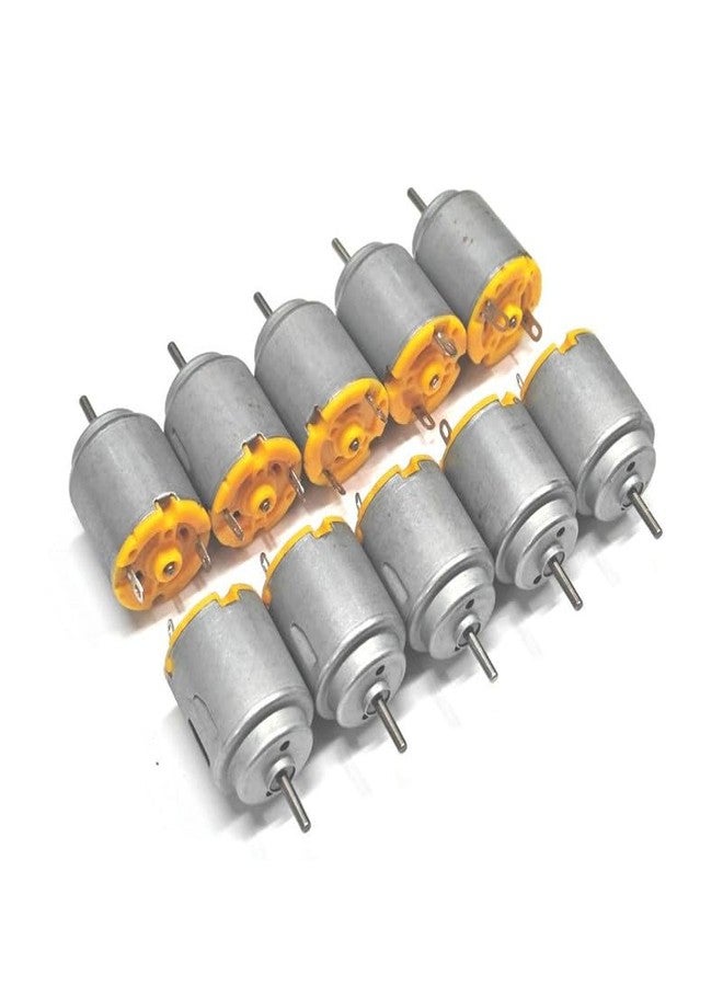 ESPtronics مجموعة ESPtronics من 10 قطع من محركات الألعاب الدائرية سهلة التركيب بجهد 5 فولت تيار مستمر، مناسبة لألعاب الأطفال والأعمال اليدوية، محرك عالي العزم - Image 1